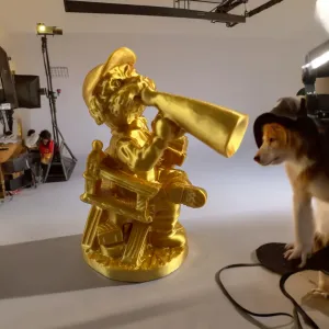 Movie producer dog