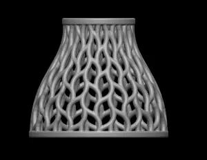 Contemporary Wave Lamp