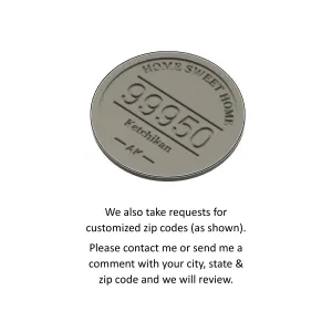 99950 Ketchikan AK Coaster w/Holder (holds 6)
