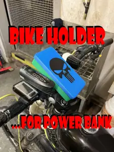 Power bank bike holder
