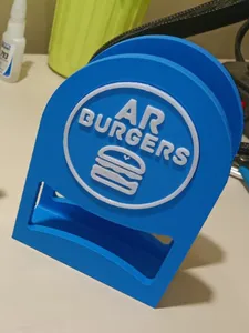 Napkin Holder with Custom Logo Slot