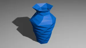 Hexagonal Amphora Twirl - Vase