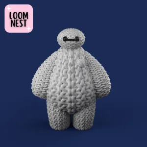BAYMAX KNITTED - CROCHET - 3MF MULTICOLOR - NO SUPPORTS