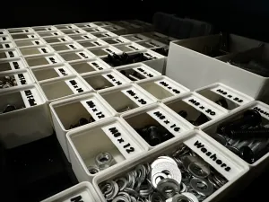 Metric Screw Bins - Misc. M3, M4, M5, M6, M8
