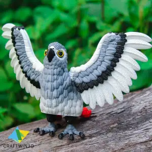 Print in place Flexy African grey