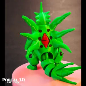 Mega tyranitar articulated/3mf