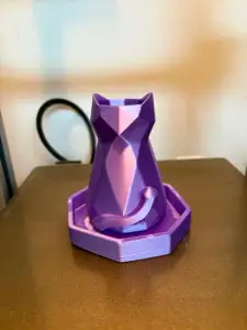 Cat Vase – Modern Geometric Flower Vase