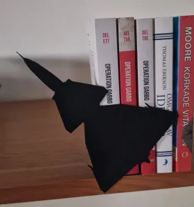 Saab 37 Viggen Silhouette Bookend