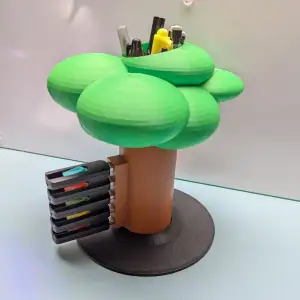 USB Tree + Pencil Storage