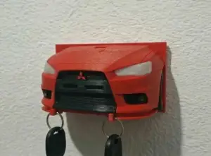 NFS Lancer Evo X Key Holder - Wall Mounted Rally Decor