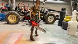 Model of chainsaw 1/10 Homelite XL2