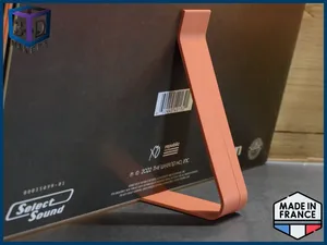 Discreet display for vinyl record