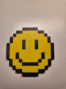 pixal smiley face