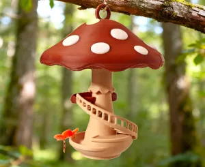 Forest cabin-Vogelfutterhaus 林间小屋-喂食器