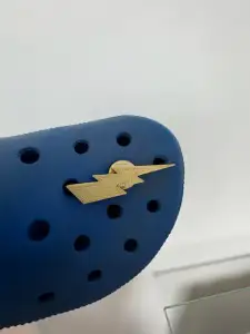 Lightning bolt croc charm/jibbittz