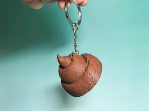 Simulated feces pendant