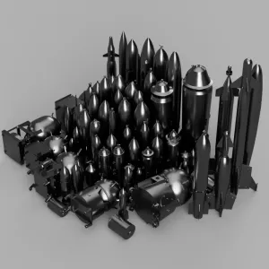 CN  | IT | JP | SWD BOMBS & MINES [72 pack] | MODELING PROP