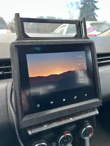 Contour d'écran et support téléphone Renault Clio 5