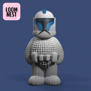 CLONE TROOPER KNITTED - 3MF MULTICOLOR - NO SUPPORTS