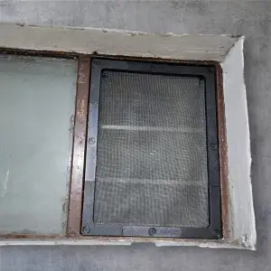 Window bug screen frame