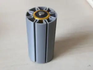 AA to C battery adapter (vase mode)