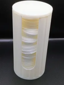 Makeup pad container