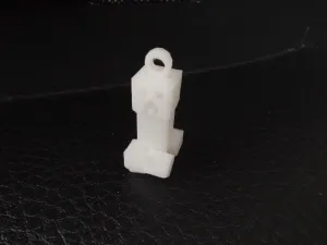 Minecraft creeper keychain