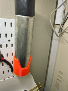Skadis spray can holder