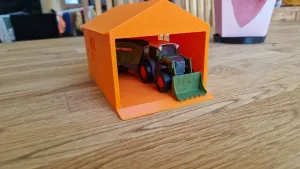 Simple toy car garage (no support)