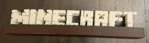 Minecraft Letter sign