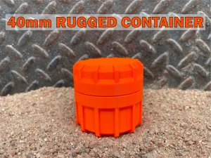 40mm Rugged Container & Lid With TPU Gasket