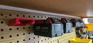 Milwaukee M18 Battery Pegboard Mount 2