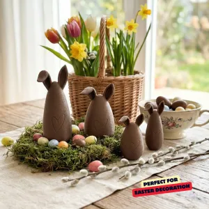 MODERN EASTER BUNNY WITH HEART / BUNNY SHELFDECOR