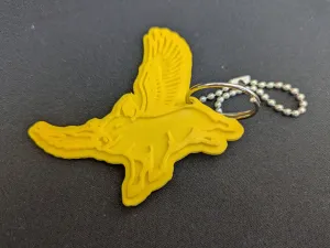 Pig With Wings Keychain