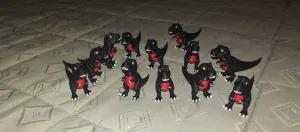 dinosaurio multicolor