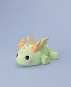 3D Flexi Baby Dragon Keychain (Limited Time Free) UniQrint