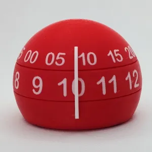 Sphere Clock Multicolor
