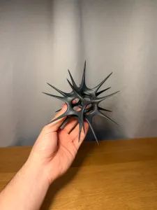 Abstract Spiky Sculpture