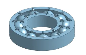 Print in place bearing