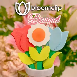 BloomClip Bouquet – A Decorative Floral Bag Clip Collection