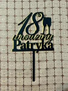 Topper - 18 urodziny Patryka