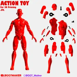 Action Figure Articulated Toy Doll Human Articulated Toys