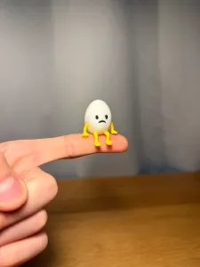 Sitting Sad Egg