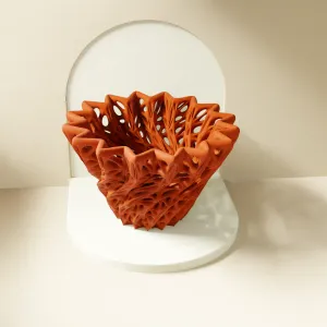 Fibrous Twister Orchid Pot/Bowl/Planter