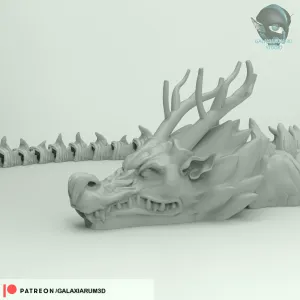 Majestic Eastern Dragon – Articulated Flexi