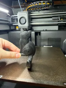 Minimalist Cat Wall Hook| Modern 3D Printed Holder