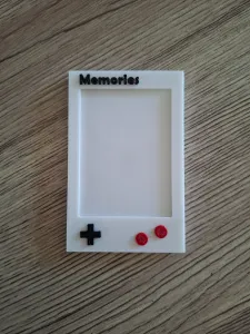 Console magnetic photo frame