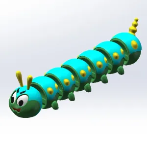 Cute Flexi Caterpillar
