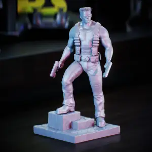 Duke Nukem 30cm separated by parts