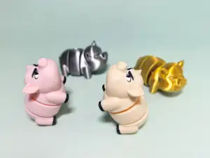 Angry pig with movable joints可活动关节的愤怒小猪